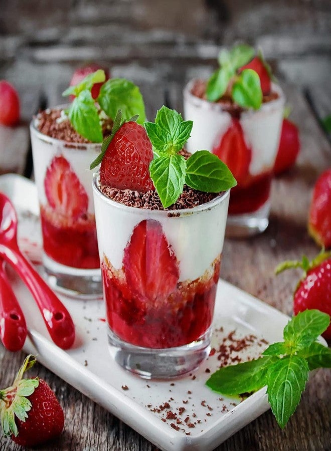 Timisea 32 Pcs Artificial Strawberries & Cherries, Reusable Waterproof Plastic, Includes Fake Strawberries & Cherries - Image 4