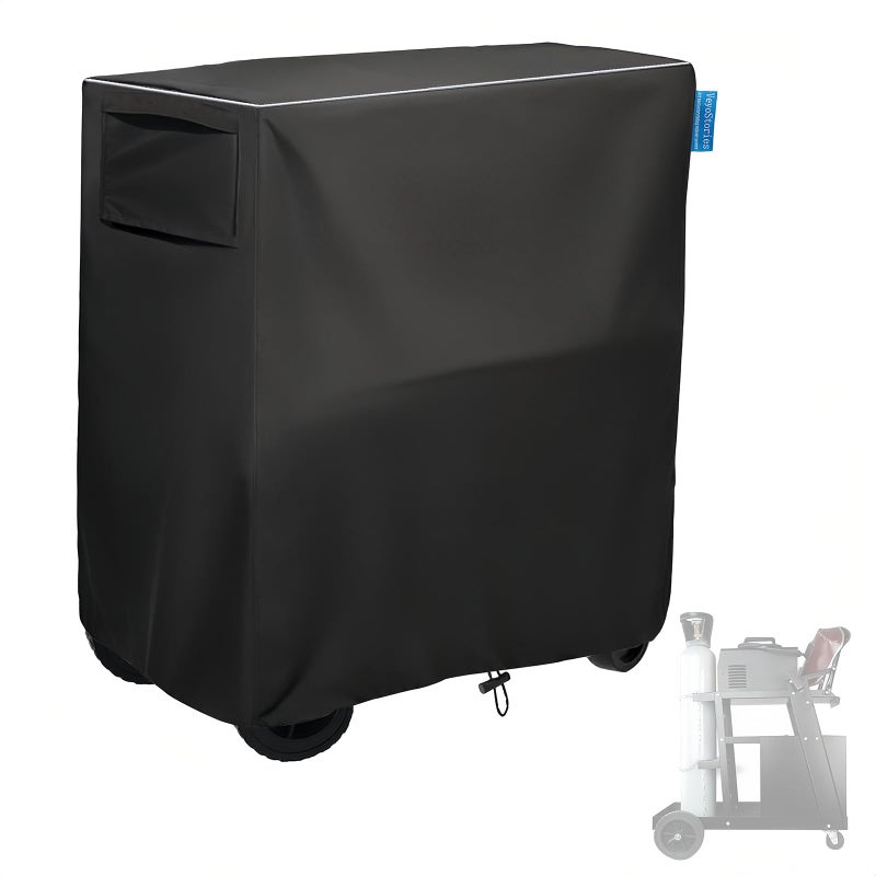 VeyoStories Welding Cart Cover Suitable for Tig Mig Welder Cart Plasma cutter Rolling Welding Cart Using 2080 cuft Welding Cylinders Waterproof Dustproof Cover Only - Image 2