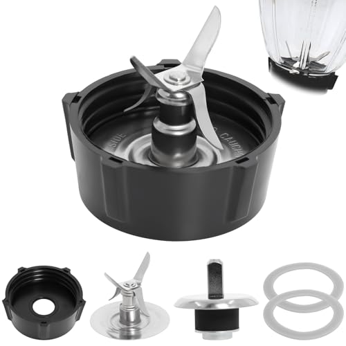 Swess Blender Blade for Oster Osterizer with Sealing Ring Gasket 4902 Jar Bottom Coupling Stud Pin Kit Compatible with Oster Blender Glass Jar Replacement Kit - Image 1