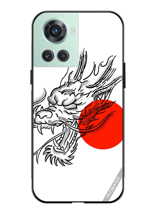 VR CREATIVE Protective Case Cover For OnePlus Ace Pink Heart stripes Design Multicolour - Image 1