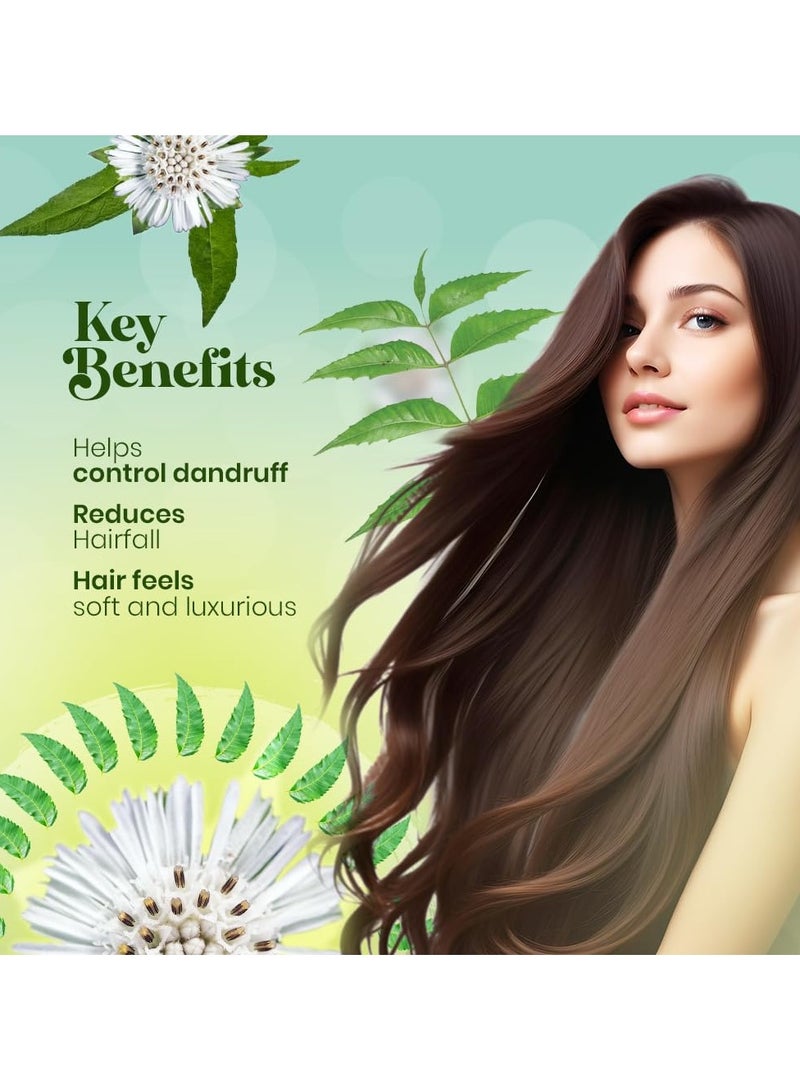 Kesh King Organics Anti Dandruff Conditioner with Organic Neem & Bhringraj, Reduces Hairfall & Revitalizes Scalp for Visibly Soft & Smooth Hair, 200ml - Image 4