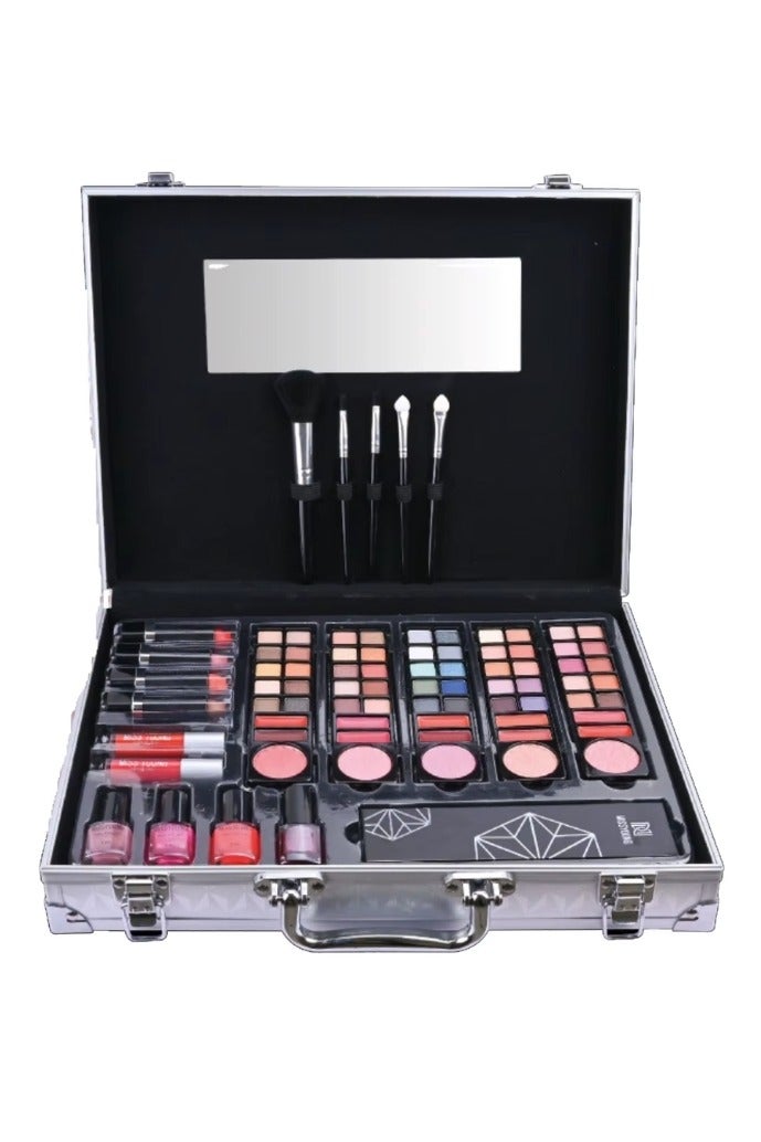 MISS YOUNG Professional Multifunctional Makeup Kit 82pcs Makeup Tools Eyeshadow Lipstick Mascara Lip Liner Makeup Brush Makeup Artist Makeup Box For Women Full Gift Kits - Image 1
