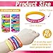 OJYUDD 66 Pcs Happy Birthday Silicone Stretch Rubber Bracelets Multicolor KidsTeens Party Supplies 22 Styles - Image 4