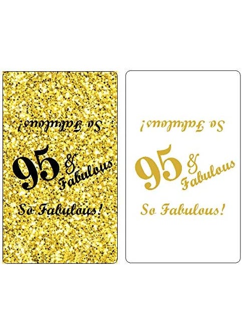 RokAPary 95  Fabulous Miniatures Candy Bar Wrapper Set of 60 Mini Candy Bar Stickers Labels Birthday Party Favor Dcor Candy Not Included Made in USA  - Image 2