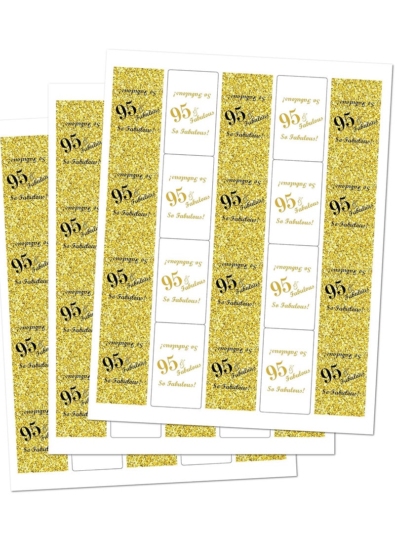 RokAPary 95  Fabulous Miniatures Candy Bar Wrapper Set of 60 Mini Candy Bar Stickers Labels Birthday Party Favor Dcor Candy Not Included Made in USA  - Image 3