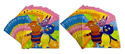 Nick Jr Backyardigans Birthday Party Lunch Napkins for 16 (32 Napkin Set) - Image 3