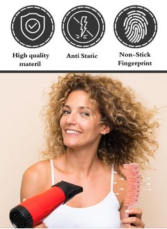 TRENZ Curly Hair Brush Definition Styling Brush Practical Tangle Relief Hair Brush Massage Comb Curly Brush For All Hair Types  - Image 2