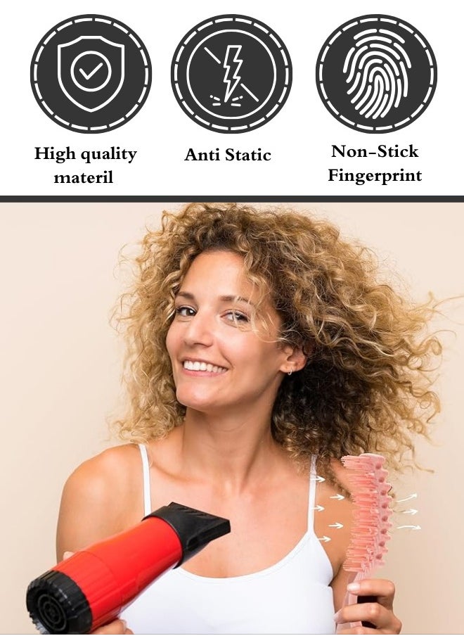 TRENZ - Curly Hair Brush Definition Styling Brush Practical Tangle Relief Hair Brush Massage Comb Curly Brush For All Hair Types - Image 1