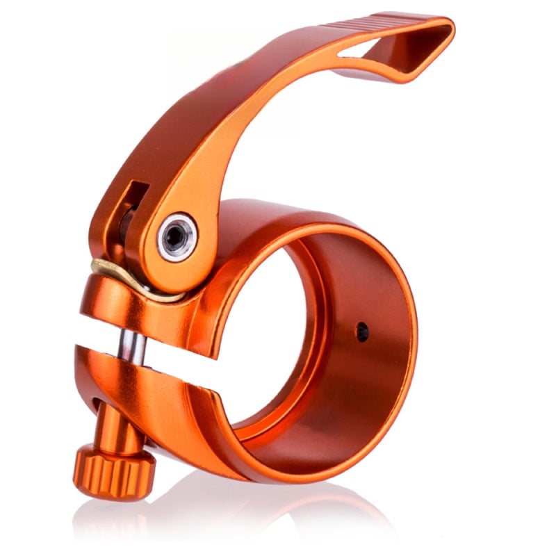ZTTO Aluminum Alloy Bike Seat Post Clamp 33.9mm Quick Release - Anti-Corrosion Durable Seatpost Collar for Dahon Oyama Folding Bikes - Image 1
