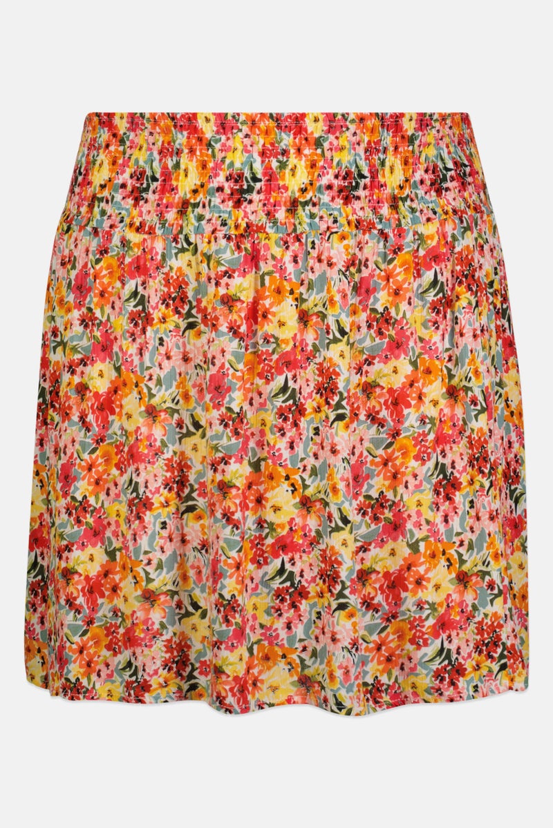 ONLY Women Floral Print Mini Skirts, Multicolor - Image 2