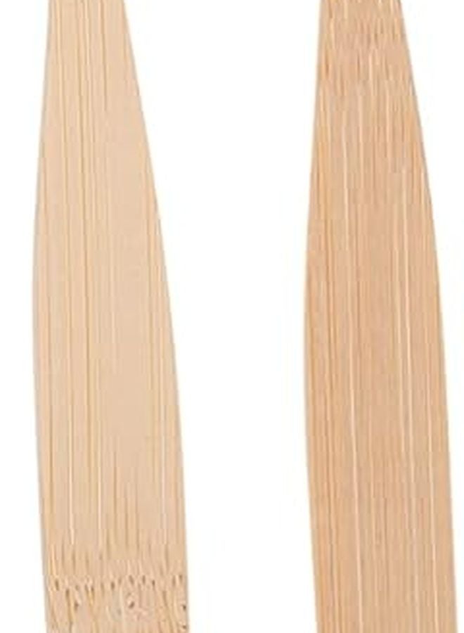 Bamboo Toothbrush Set Of 2 With Soft Bristles And Travel Cover Eco Friendly - Image 1