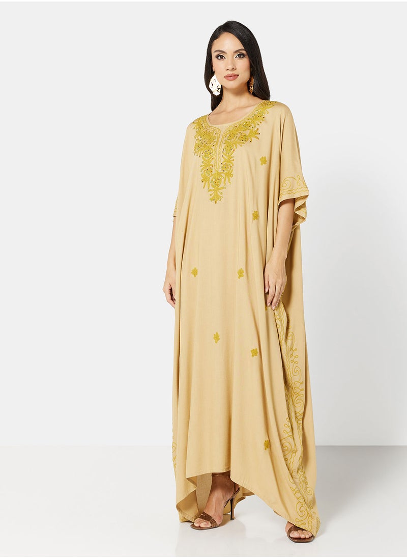 ARABIAN CLOSET EMBROIDERED KAFTAN  - Image 5
