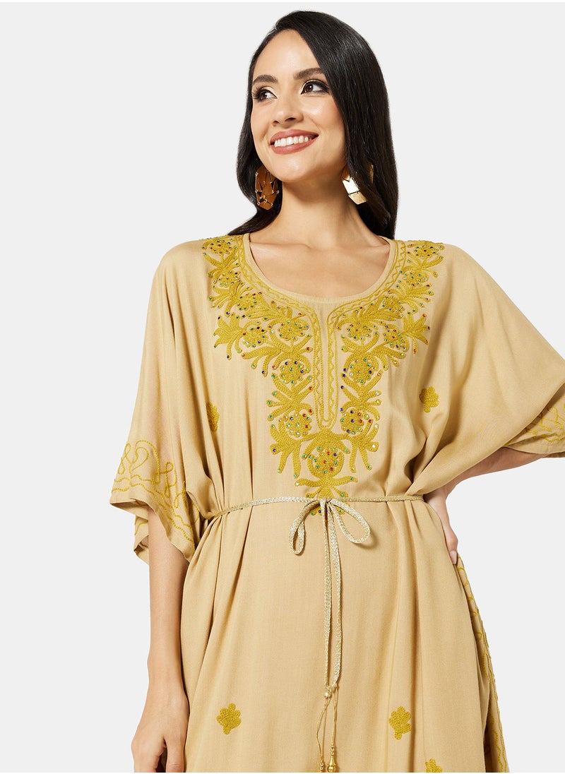 ARABIAN CLOSET EMBROIDERED KAFTAN  - Image 4