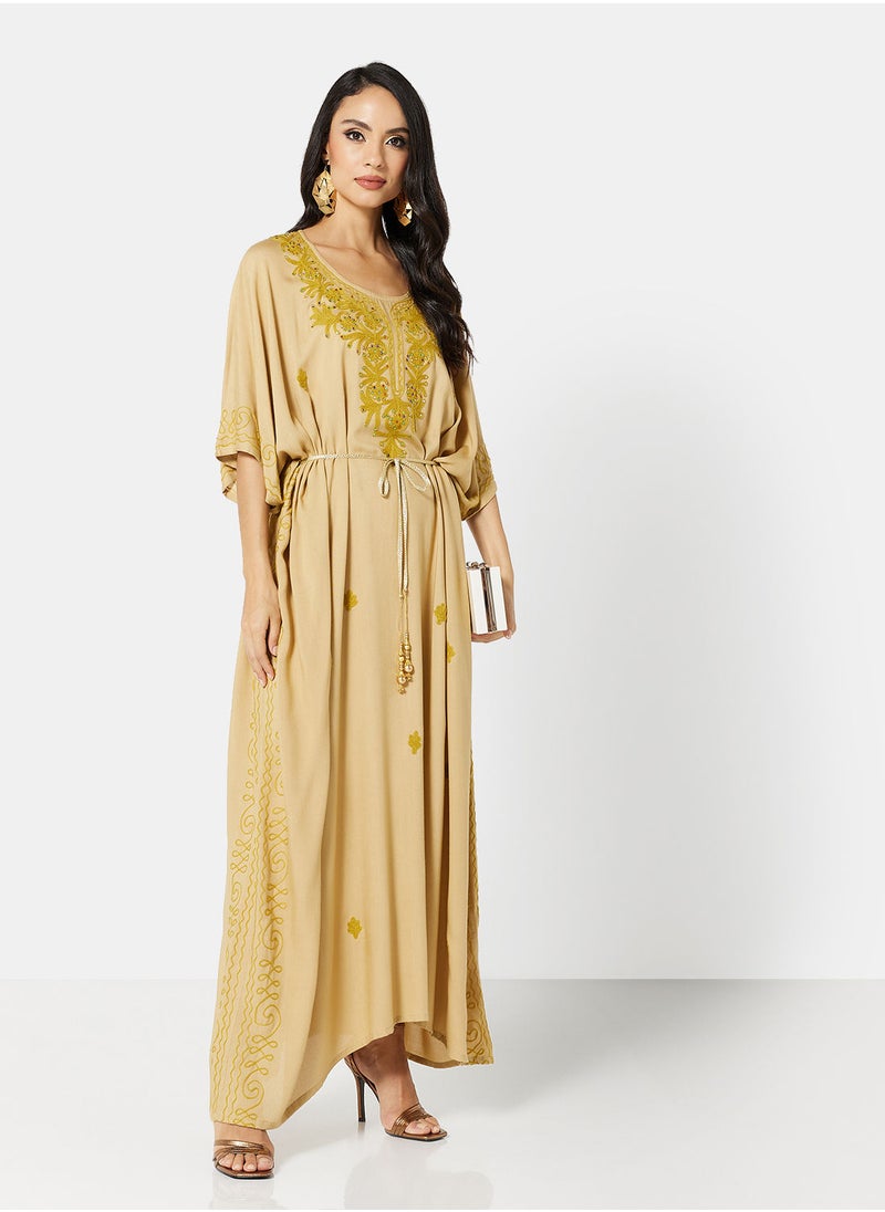 ARABIAN CLOSET EMBROIDERED KAFTAN  - Image 3