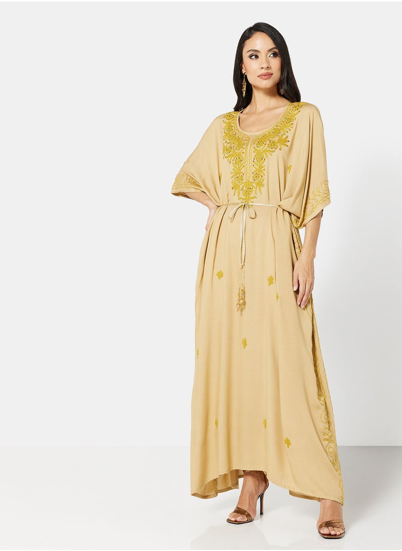 ARABIAN CLOSET EMBROIDERED KAFTAN  - Image 1