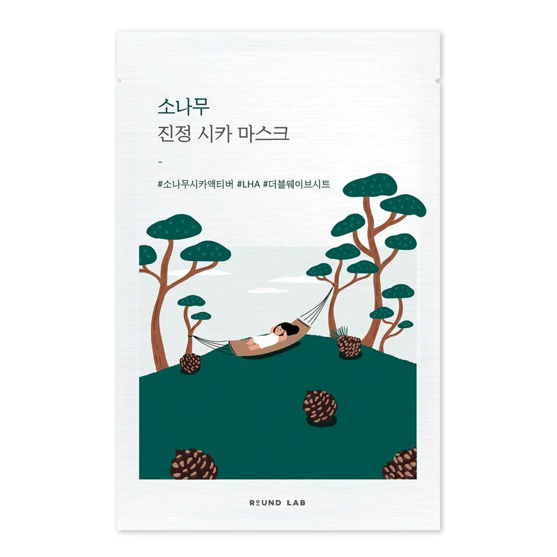 راوند لاب PINE CALMING CICA MASK SHEET 27ml