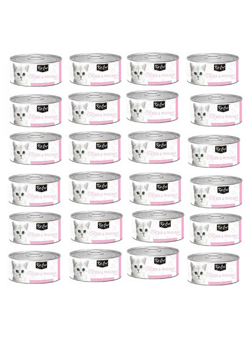 Kit Kat - 24PC Kit Cat Chicken & Whitebait 80g - Image 1