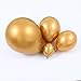 EASUTE 100pcs Metallic Gold Latex Balloons Various Sizes Chrome Balloon 1812105 inch Helium Balloon Perfect for Birthday Valentines Baby Shower Bridal Shower Wedding Anniversary Balloons Gold - Image 4