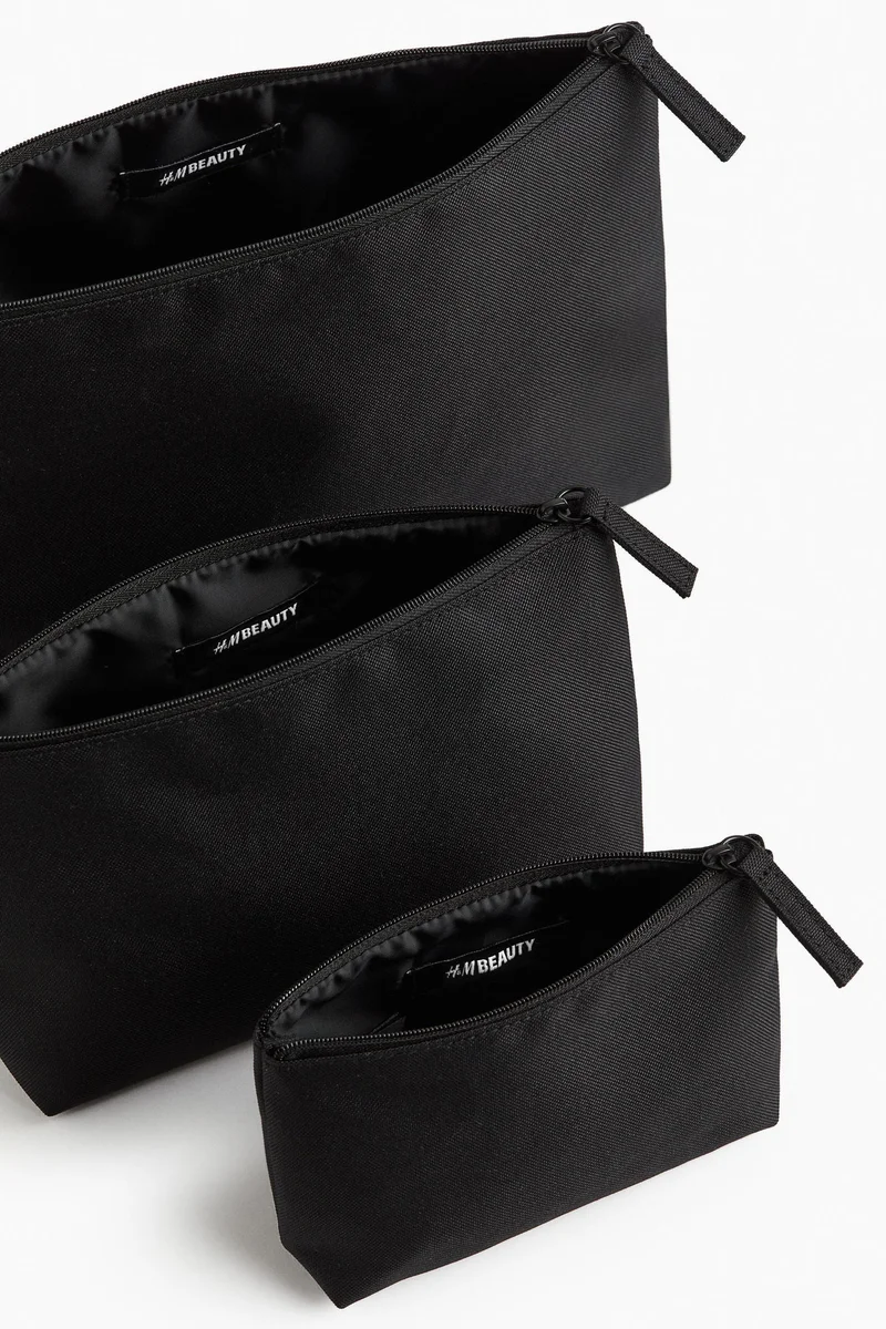 H&M  3-pack wash bags for Women | Best Price UAE