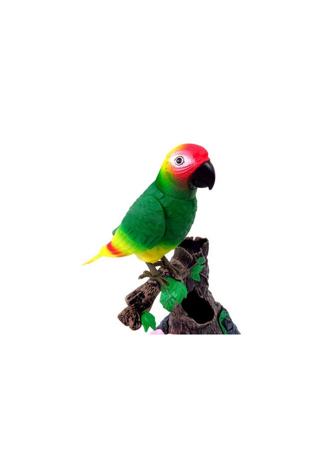 PowerTRC PowerTRC Talking Parrot Toy, Talking Bird Toy Electronic Animal Pets Home Office Decoration Sound Activated Kids Birthday Gift  - Image 4