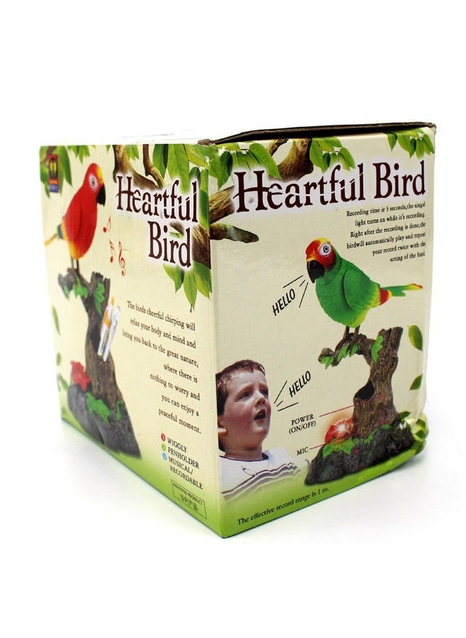 PowerTRC PowerTRC Talking Parrot Toy, Talking Bird Toy Electronic Animal Pets Home Office Decoration Sound Activated Kids Birthday Gift  - Image 5