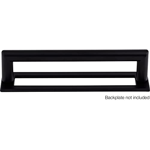 Top Knobs - TK942BLK - Kinney Pull 5 1/16" - Flat Black - Lynwood Collection - Image 3