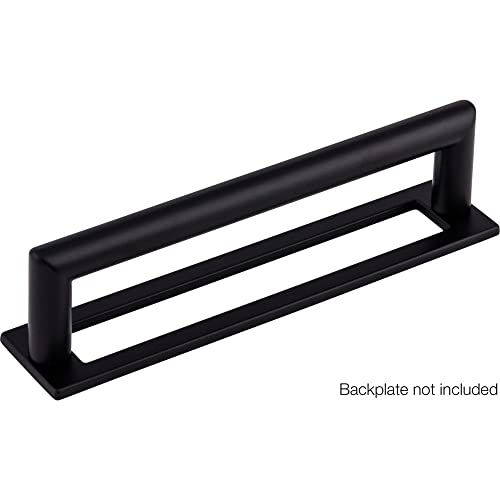 Top Knobs - TK942BLK - Kinney Pull 5 1/16" - Flat Black - Lynwood Collection - Image 4