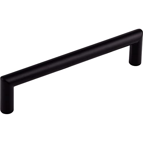 Top Knobs - TK942BLK - Kinney Pull 5 1/16" - Flat Black - Lynwood Collection - Image 2