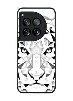 Stylizedd Rugged Black edge case for OnePlus 12R / OnePlus Ace 3 5G, Slim fit Soft Case Flexible Rubber Edges Anti Drop TPU Gel Thin Cover -  Poly Tiger  - Image 1