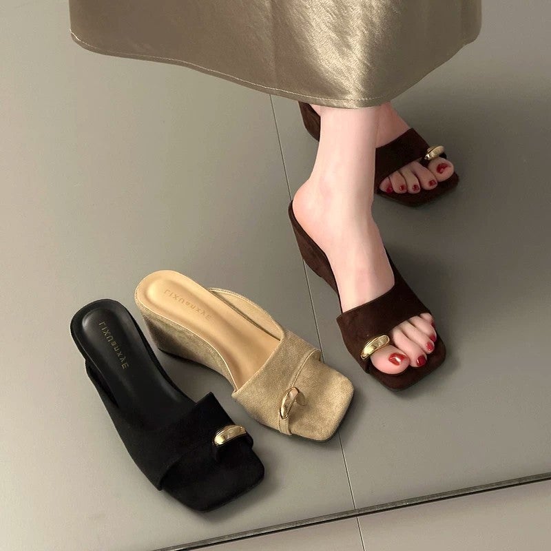 صنادل إسبادريل نسائية بنعل سميك - Image 5