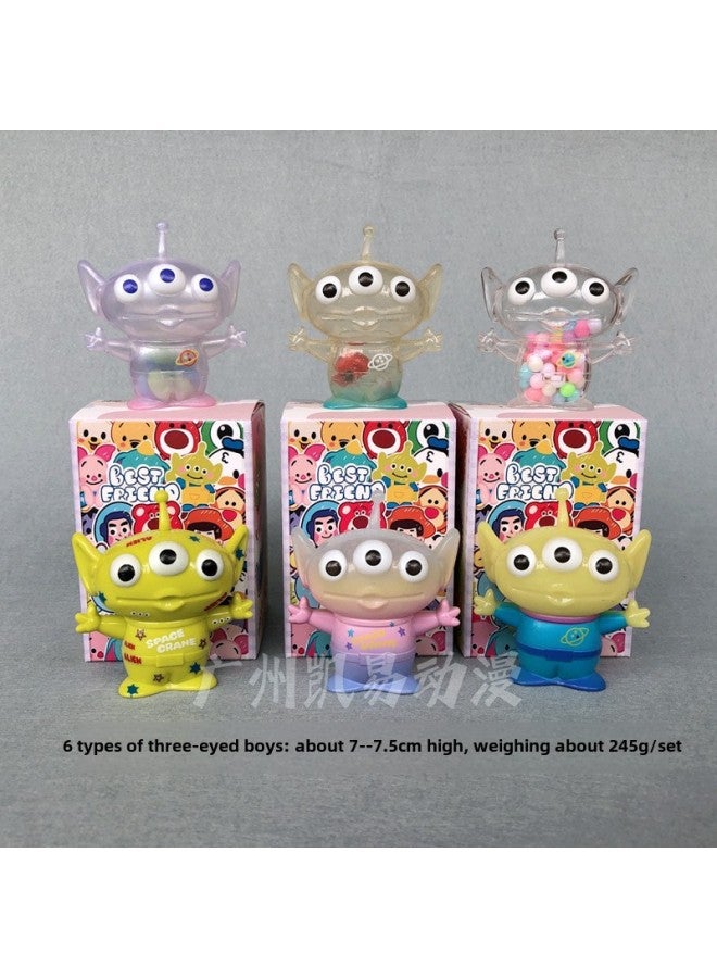 7 Disney Strawberry Bear Stiffy Mickey Mouse Eternal Flower Modeling Blind Box Gashapon Doll Hand-made Toy-Color:7 Yongsheng Flower Series (please Take A Multiple Of 7 And Send The Whole Set Of 7 Directly) Will Not Be Delivered In Bulk  - Image 4
