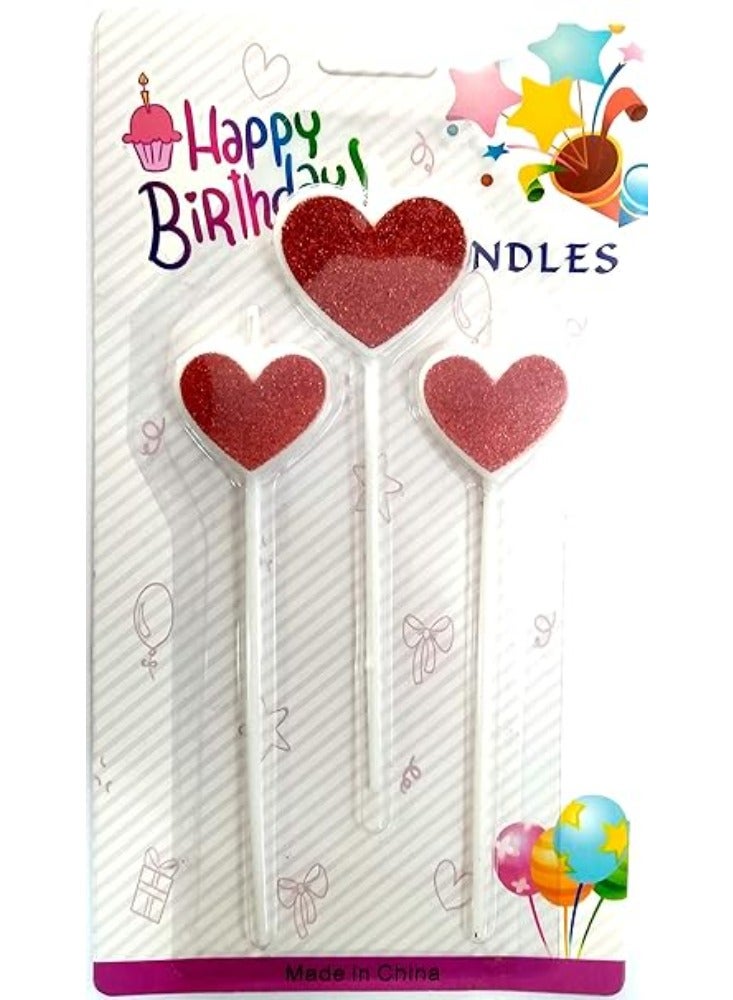 بارتي فن شمعة الحب كعكة توبر 1 قطعة/بطاقة - Image 2