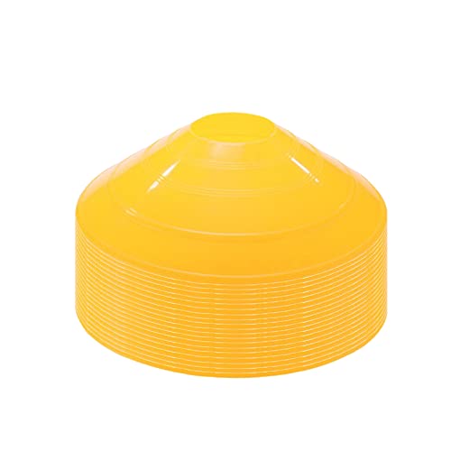 Voodans 10/20/50 Pcs Agility Soccer Cones Portable Football Training Disc Cones Sports Cones for Drills, Field, Workout (20 pcs) - Image 1
