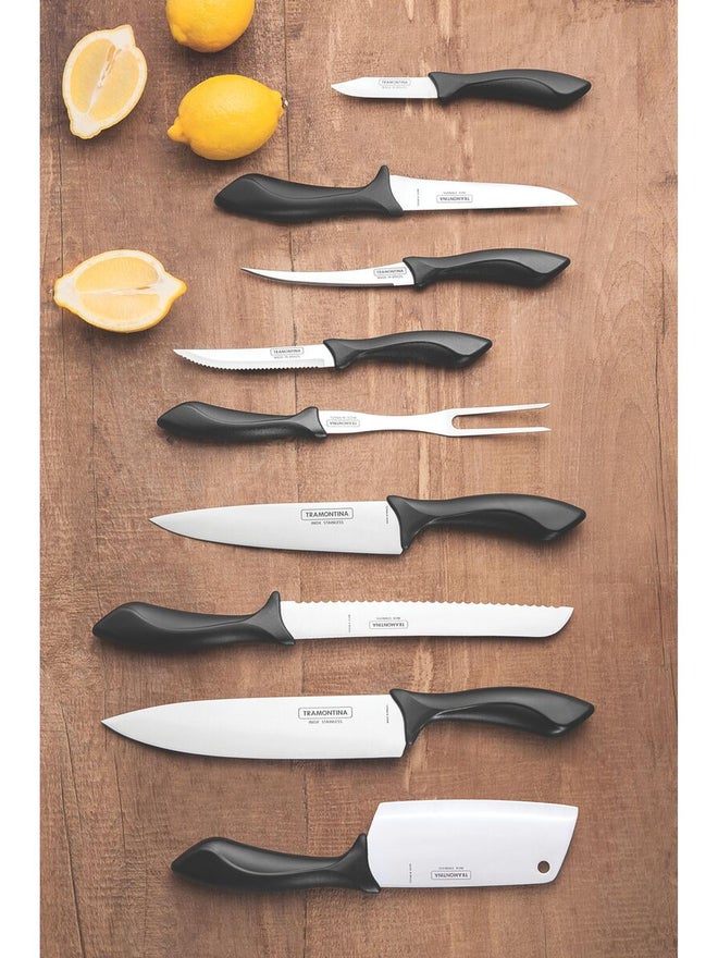 ترامونتينا سكين ترامونتينا أفيلاتا  بوصة بشفرة ستانلس ستيل ومقبض بولي بروبلين أسود - Image 2
