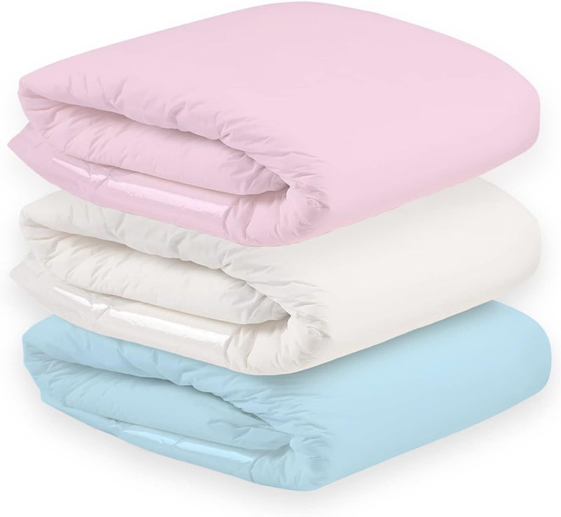 CutiePlusU Adult Diapers Heavy Absorption Dry Surface Disposable Adult Diaper All NightBluePinkWhite 3 Pieces - Image 5