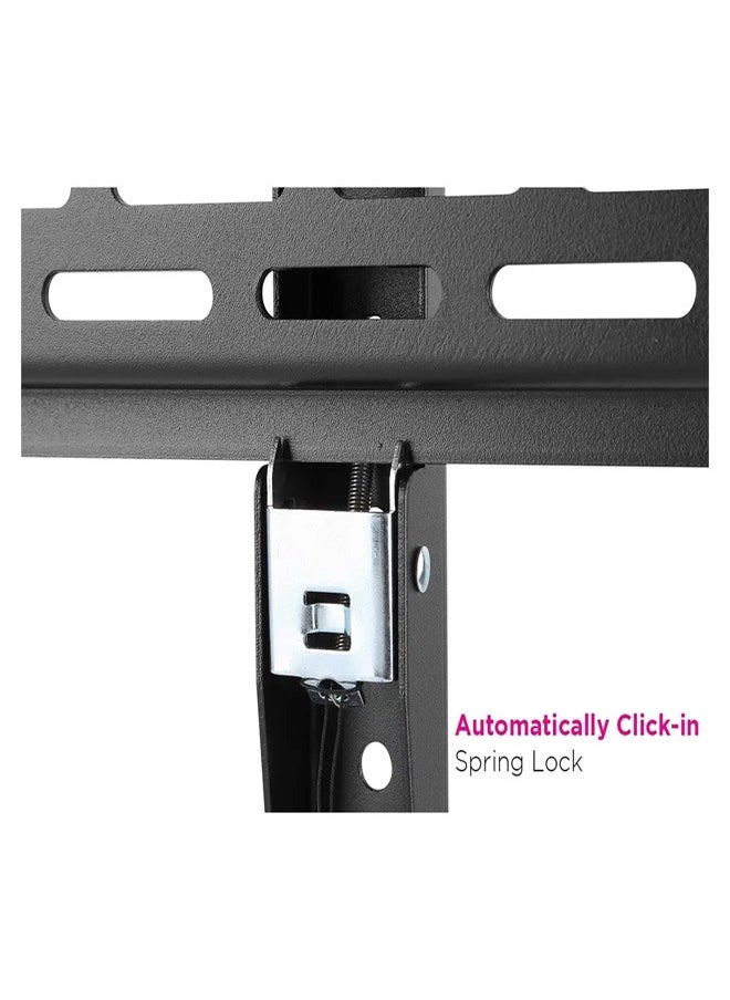 Skill Tech SH 96F Fixed TV Wall Mount Bracket for 60-105 Inch LED/LCD Screens, VESA 900x600, Slim 32mm Profile, Max Load 110kg – Black  - Image 2