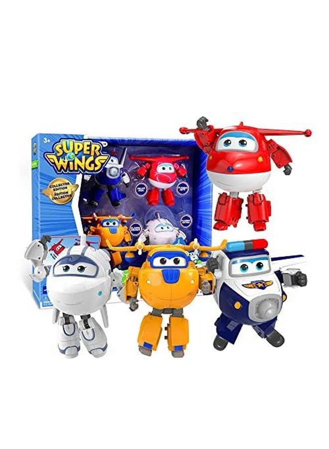 Super Wings Transformable Toys 4-Pack 5" Action Figure Tobot, 2 in 1 Rescue Bots Transforming Airplane Robot, Educational Toys for Boys and Girls Age 3+, Gifts for Preschool Kids - Image 2