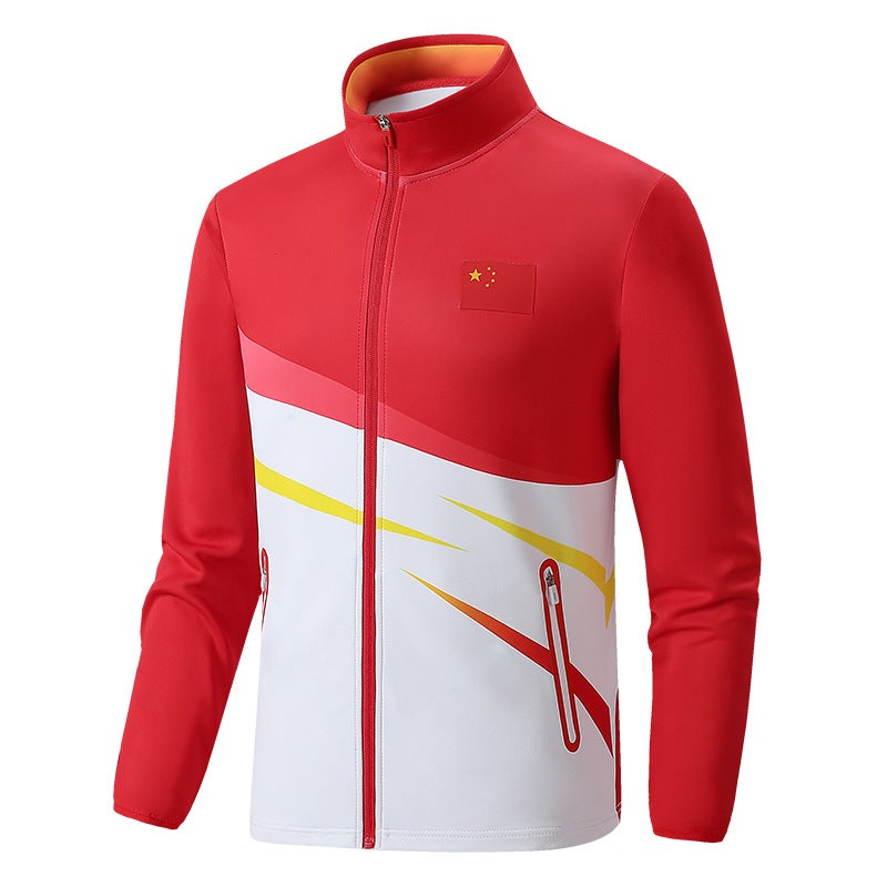Spring New Sports Coat Men'S And Women'S Training Sportswear Parent-Child Student Group Activity Clothing Martial Arts Clothing Printing - Image 3