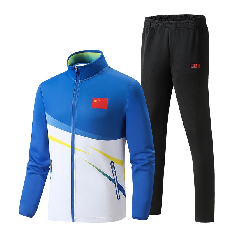 Spring New Sports Coat Men'S And Women'S Training Sportswear Parent-Child Student Group Activity Clothing Martial Arts Clothing Printing - Image 1