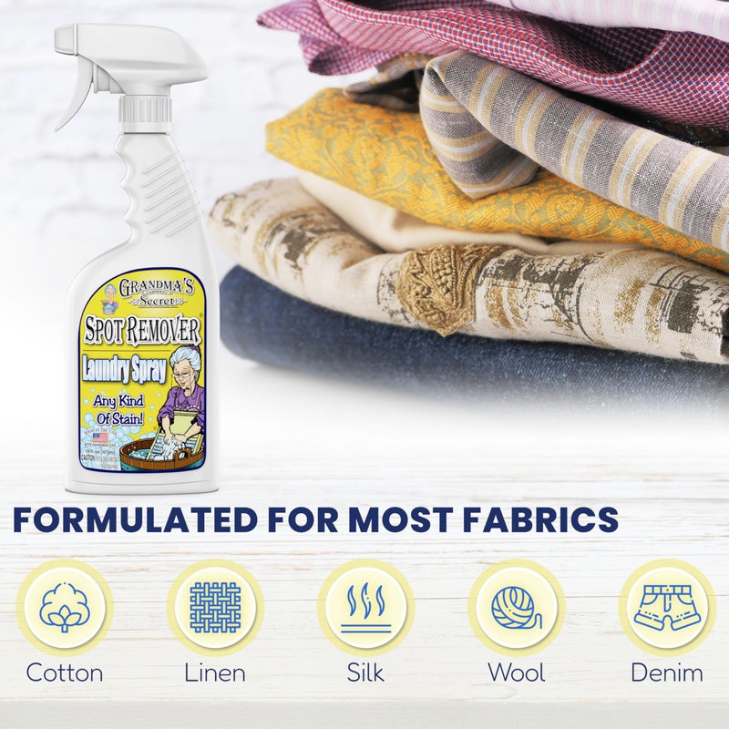 جراندما سيكريت بخاخ مزيل البقع السرية من الجدة سعة 16 أونصة - Image 4