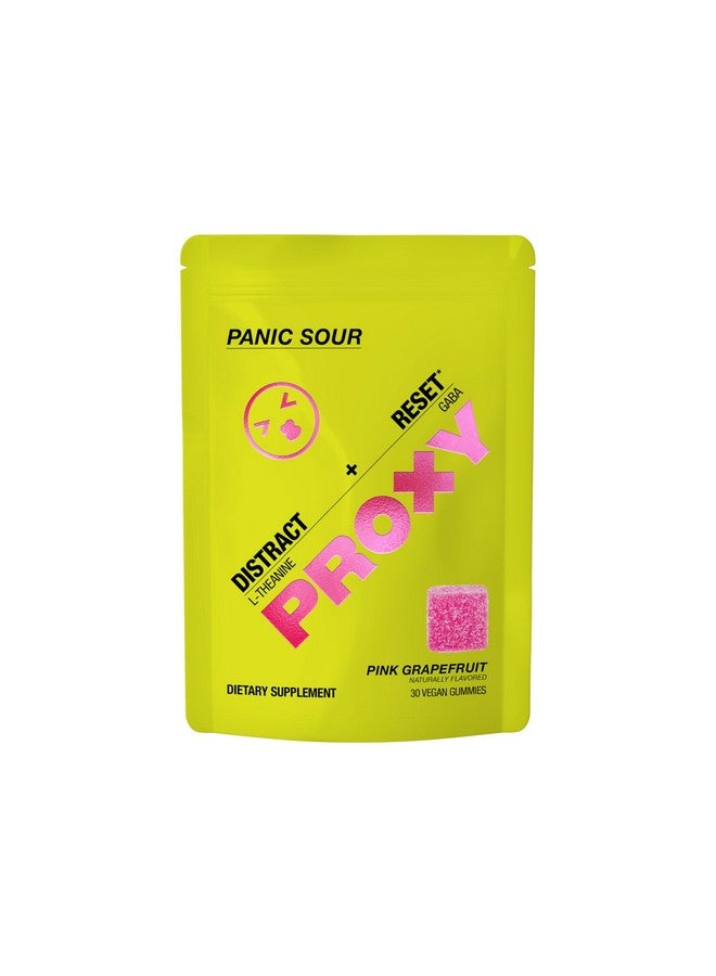 PROXY GABA Supplements for Stress Relief, GABA L-Theanine Supplement for Sleep Support, Vegan & Gluten Free Grapefruit Gummies with Clean Ingredients for Adults, Men & Women - Image 1