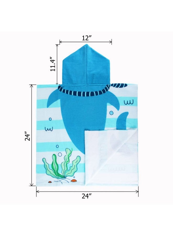 NovForth Kids Beach Towel for Boys Girls, Hooded Bath Towel Wrap, Toddler Pool Towel with Hood - Image 3