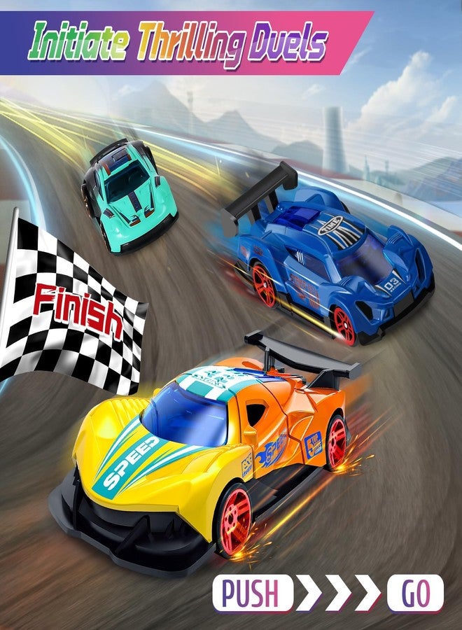 MACALOCA Color Changing Cars Toys Bath Toys for Ages 1-3 4-8 Valentines Day Gifts for Kids Grandkids Boys Birthday Gifts Race Cars Themed Party Favors Valentines Basket Stuffers Sensory Die-Cast Toys - Image 5