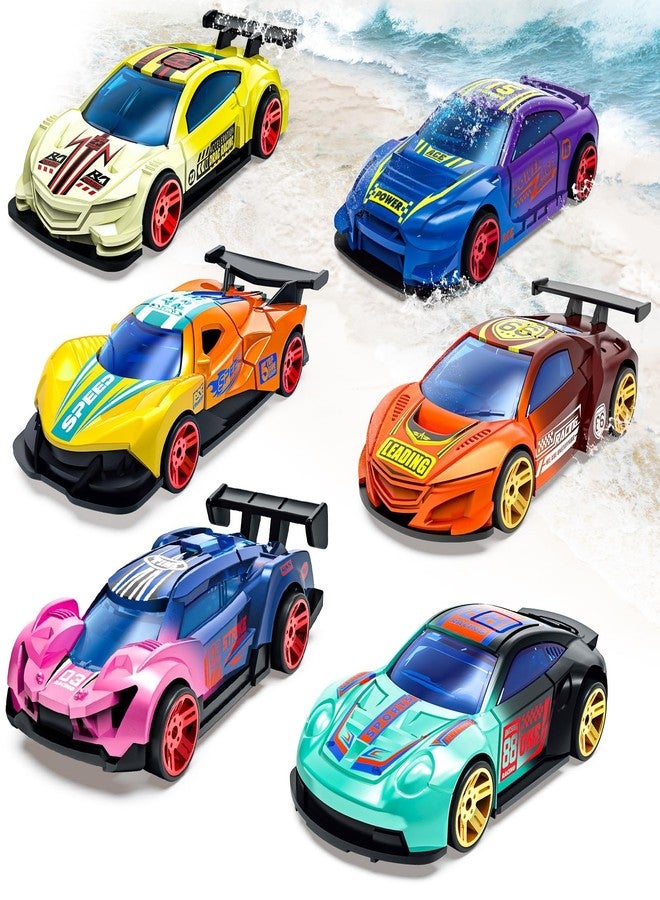 MACALOCA Color Changing Cars Toys Bath Toys for Ages 1-3 4-8 Valentines Day Gifts for Kids Grandkids Boys Birthday Gifts Race Cars Themed Party Favors Valentines Basket Stuffers Sensory Die-Cast Toys - Image 1