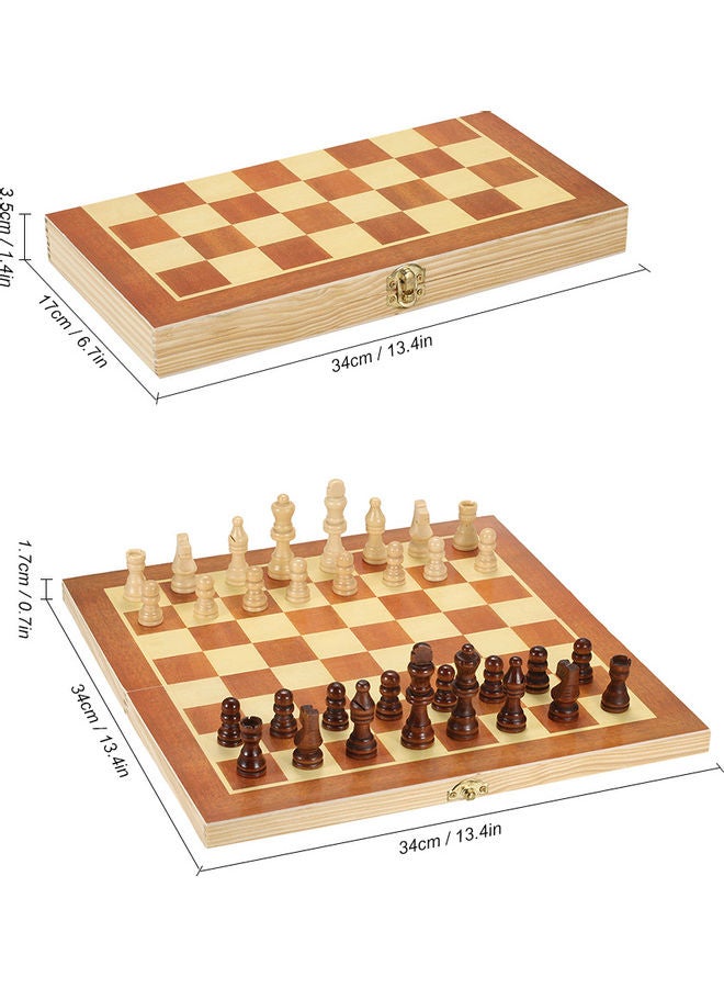 Chess Set with Folding Board - Image 4