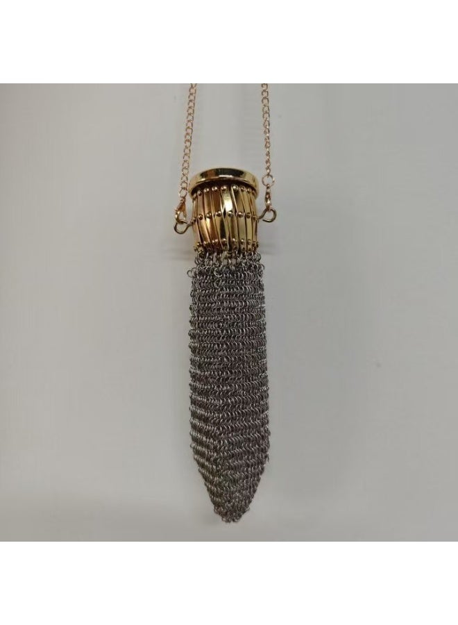 general محفظة نقود إنجليزية يدوية من عشرينيات القرن العشرين - حقيبة نقود شبكية معدنية | محفظة نقود عتيقة من العصور الوسطى | محفظة نقود شبكية بغطاء لولبي | محفظة نقود بشبكة هيكل عتيق - Image 1