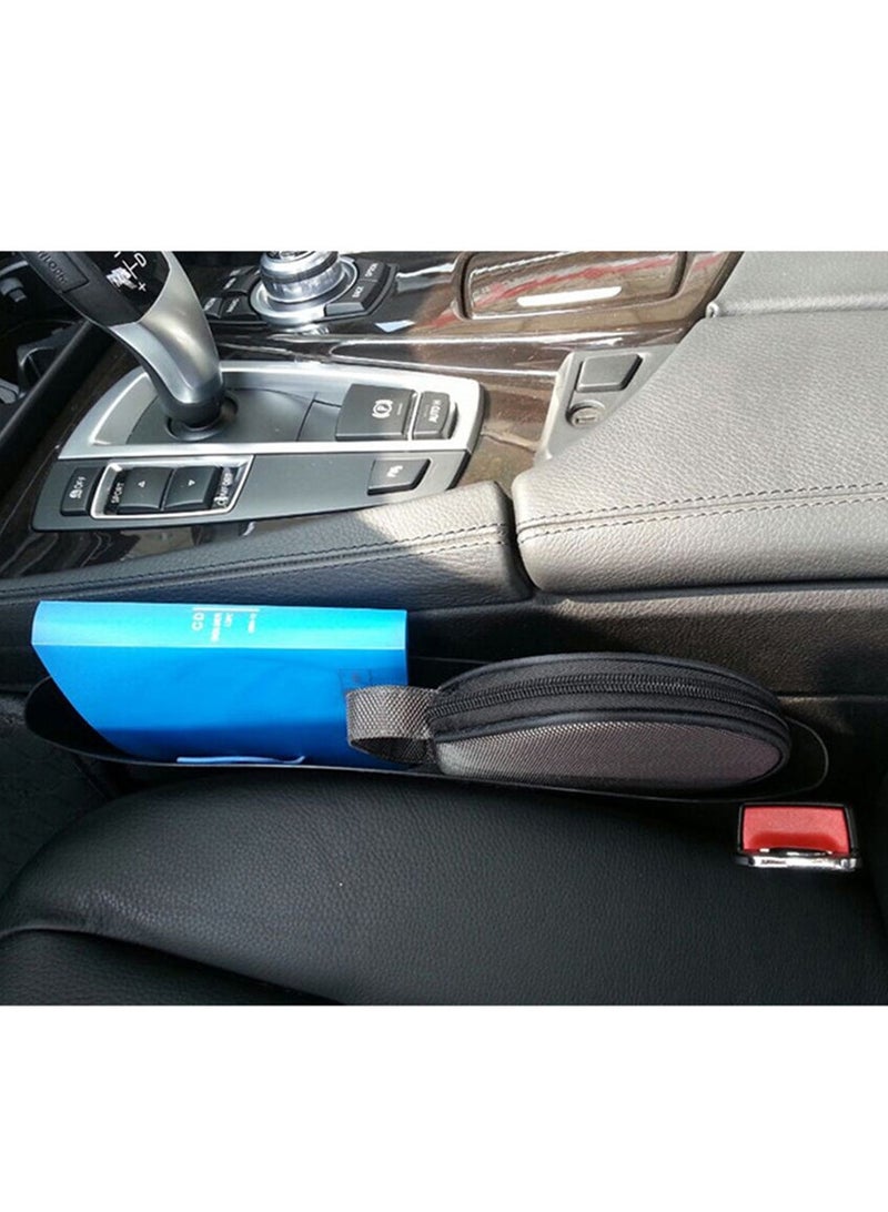 2Pcs Car Organizer Seat Seam Storage Box Bag - Image 5