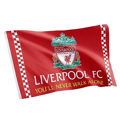 Desert Cactus Liverpool FC Flag The Reds Football Club Soccer 100 Polyester Indoor Outdoor 3x5 Feet Flags Flag G - Image 1