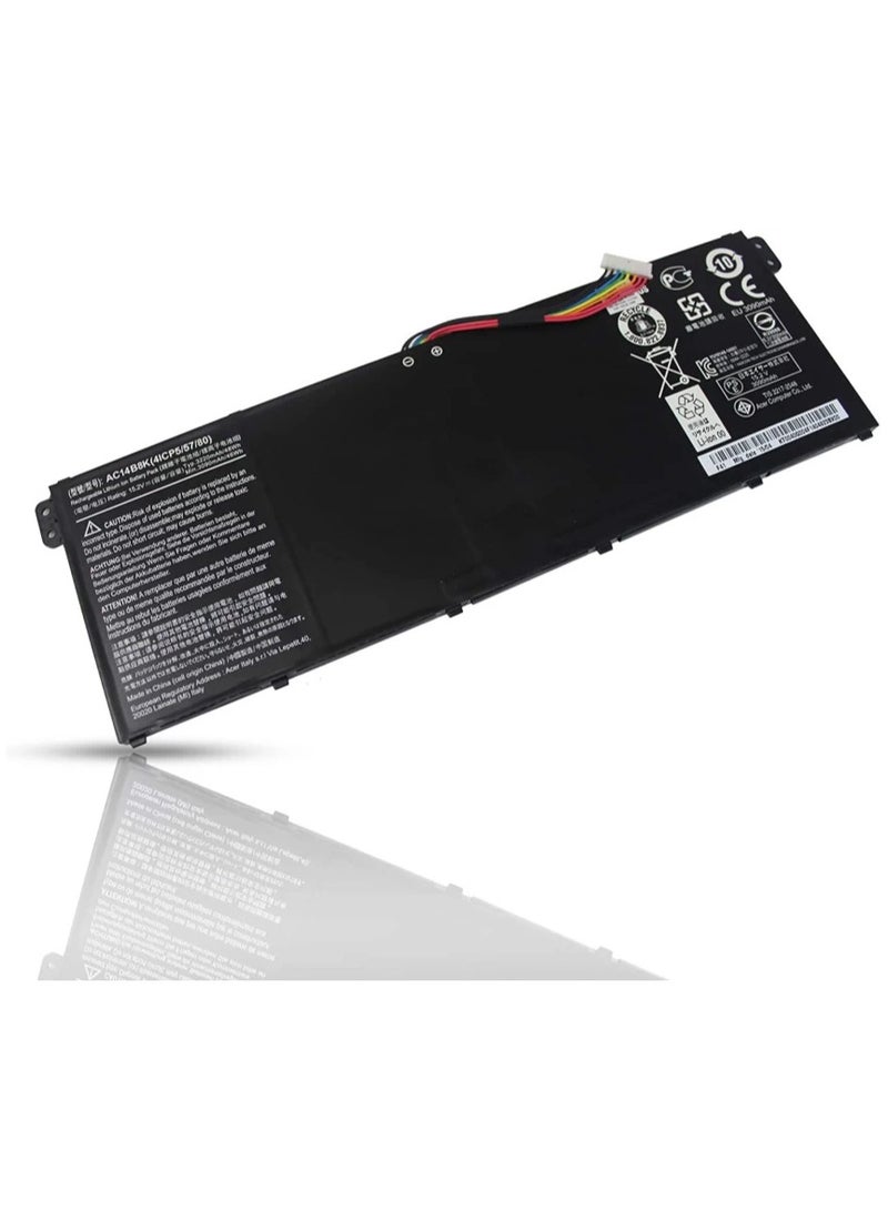 AC14B8K Battery for Acer Chromebook C810 C910 CB5-571 CB3-531 Aspire A515-41G A515-55 A515-55G A615-51 A615-51G A715-71G A715-72G A717-38F 717-72G Nitro AN515-51 AN515-52 AN515-53 NP515-51 - Image 2