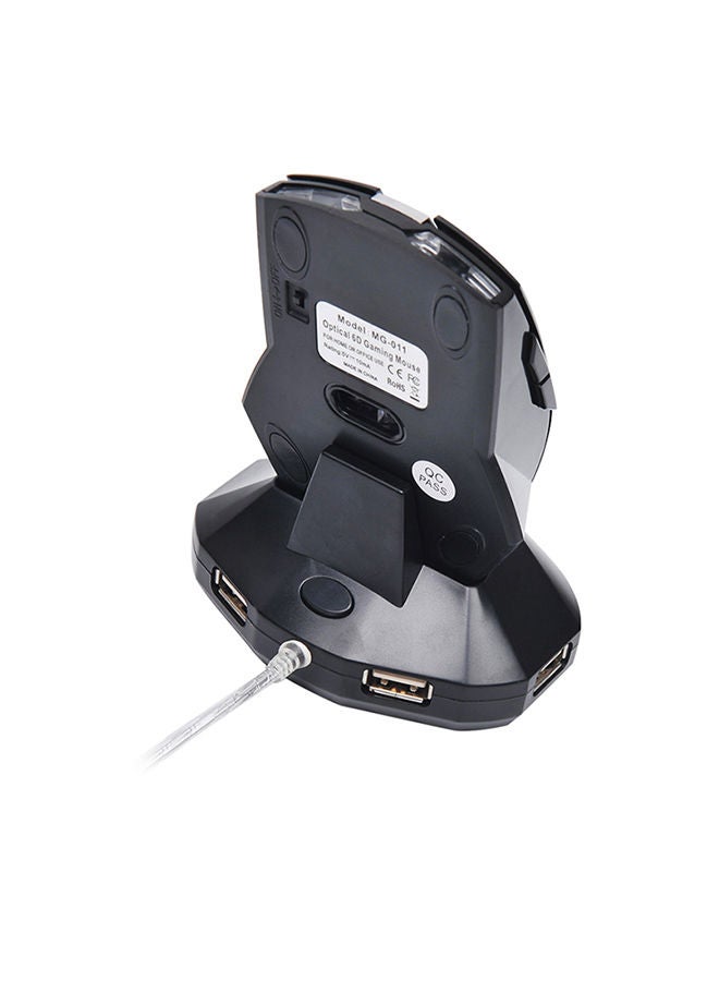 NIBEMINENT 2.4G Wireless Rechargeable Mouse Black  - Image 2